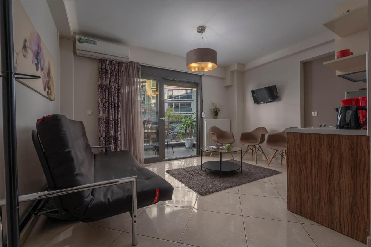 Antigonidon Square Apartment Tesalonika Bagian luar foto